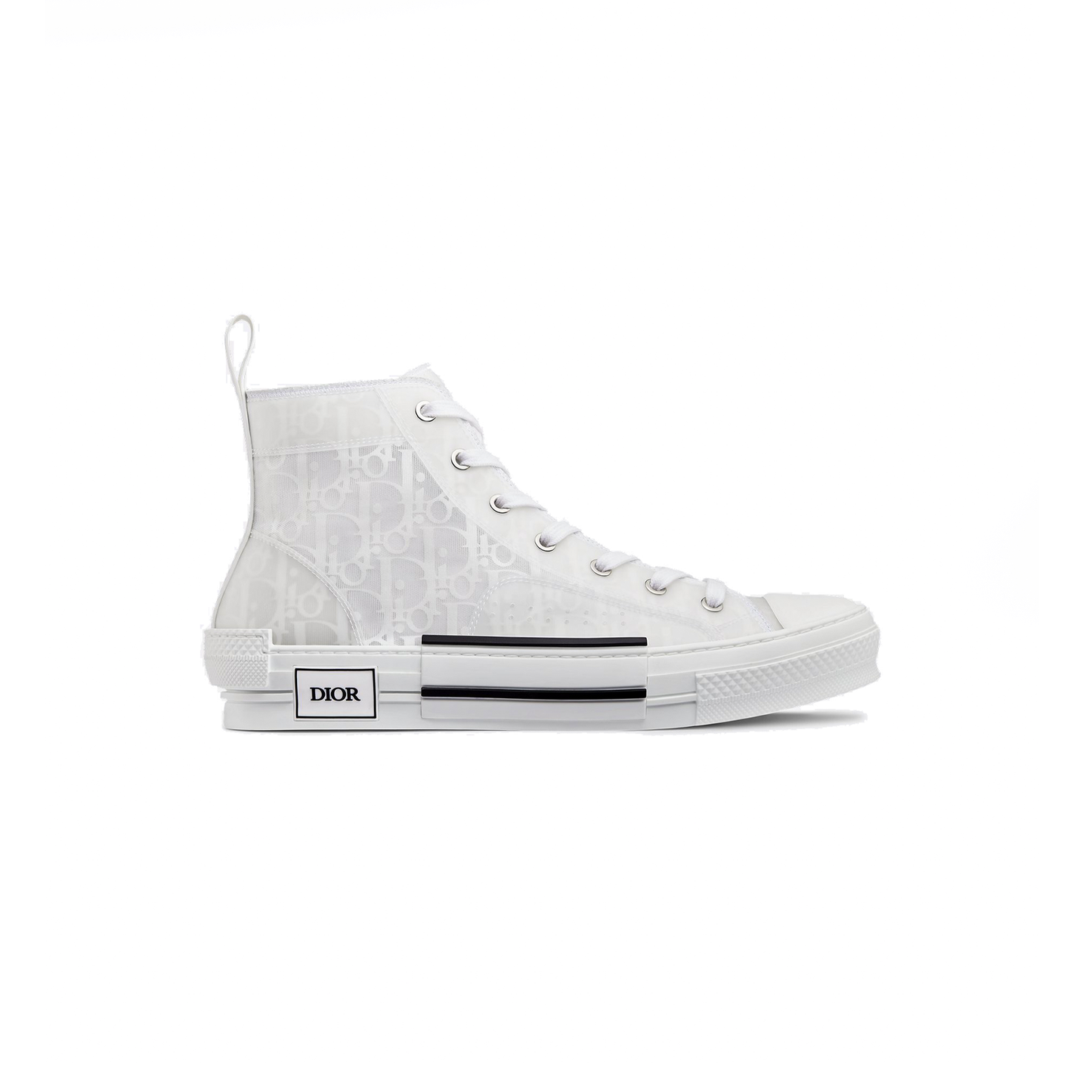 Dior B23 High-Top Sneaker White Dior Oblique Canvas