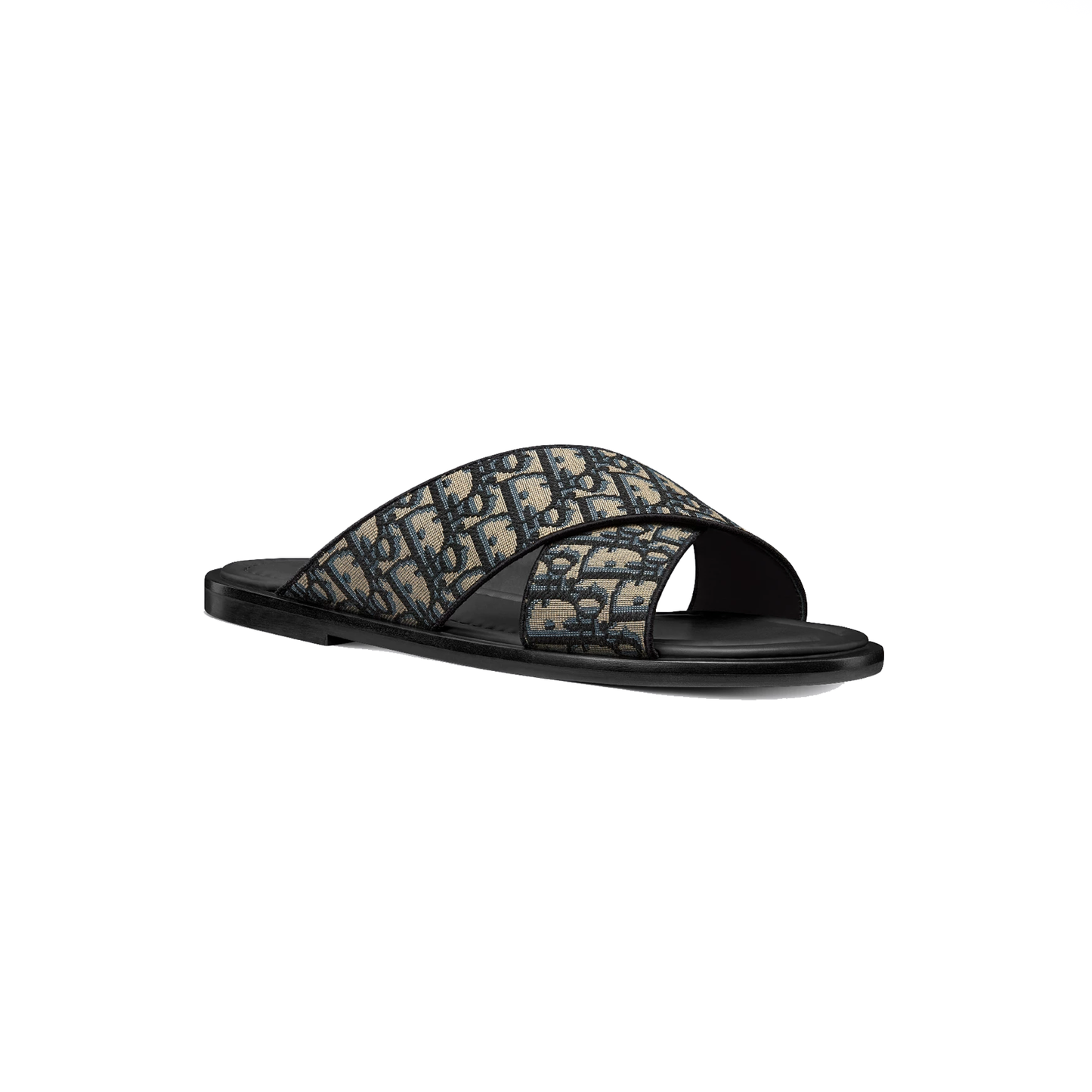 Dior Alias Sandal Beige and Black Dior Oblique Jacquard