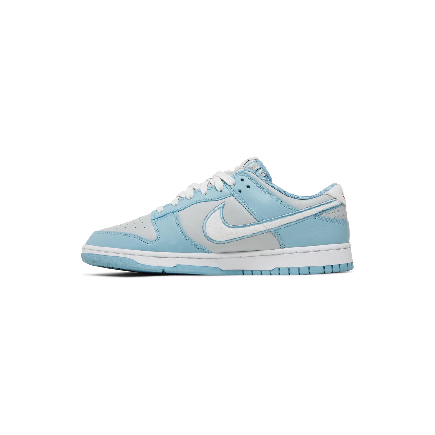 Nike Dunk Low 'Fleece Swoosh - Light Blue'