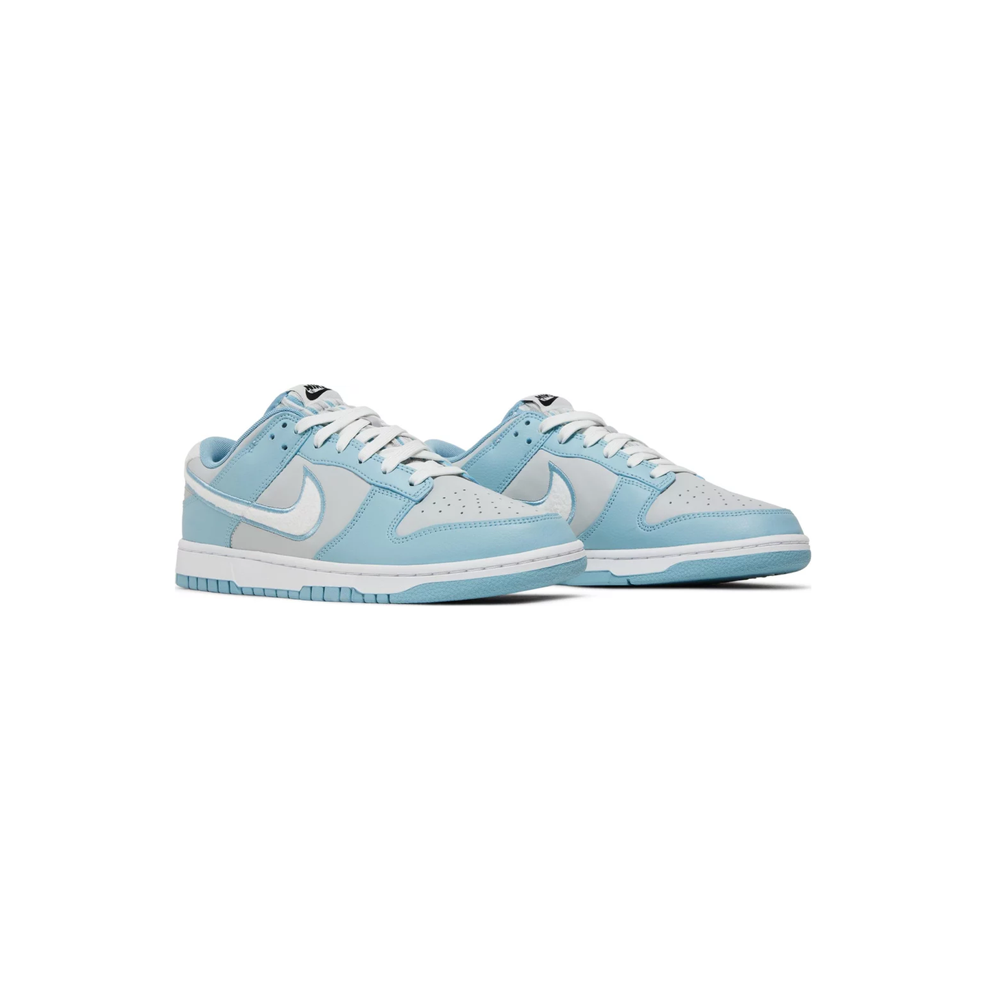 Nike Dunk Low 'Fleece Swoosh - Light Blue'